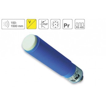 PIL P42-150-M30-PBT-U2P-RS485-C723 Ультразвуковой датчик расстояния до 1500 mm Расстояние восприятия PIL SENSOREN 18745