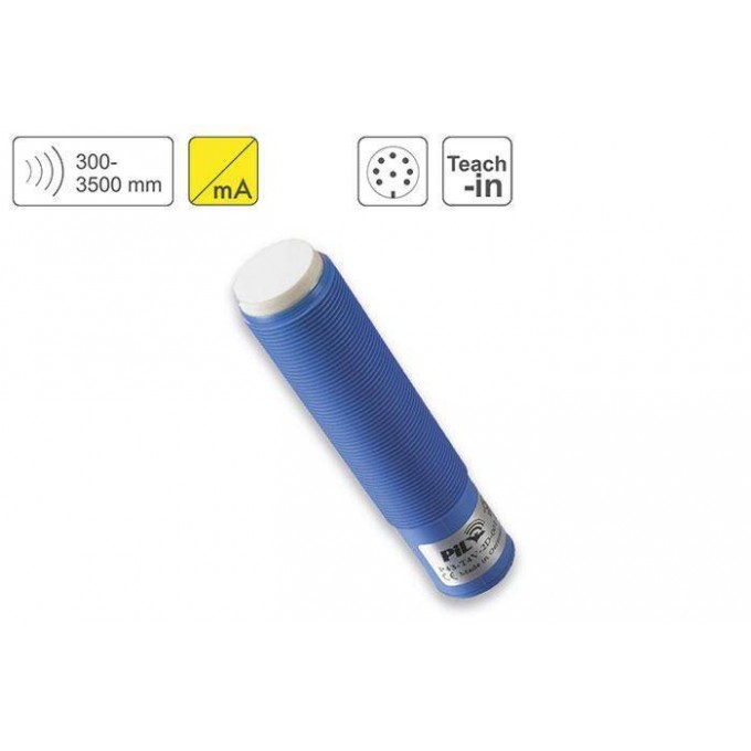 PIL P43-350-M30-PBT-I-CM12 Ультразвуковой датчик расстояния до 3500 mm Расстояние восприятия PIL SENSOREN 18757