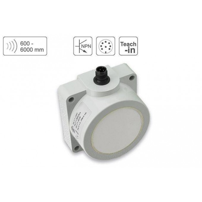 PIL P43-600-Q50-PBT-2N-CM12 Ультразвуковой датчик расстояния до 6000 mm Расстояние восприятия PIL SENSOREN 18760