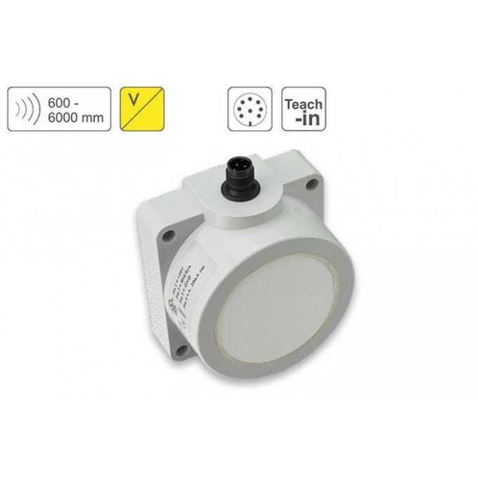 PIL P43-600-Q50-PBT-U-CM12 Ультразвуковой датчик расстояния до 6000 mm Расстояние восприятия PIL SENSOREN 18761