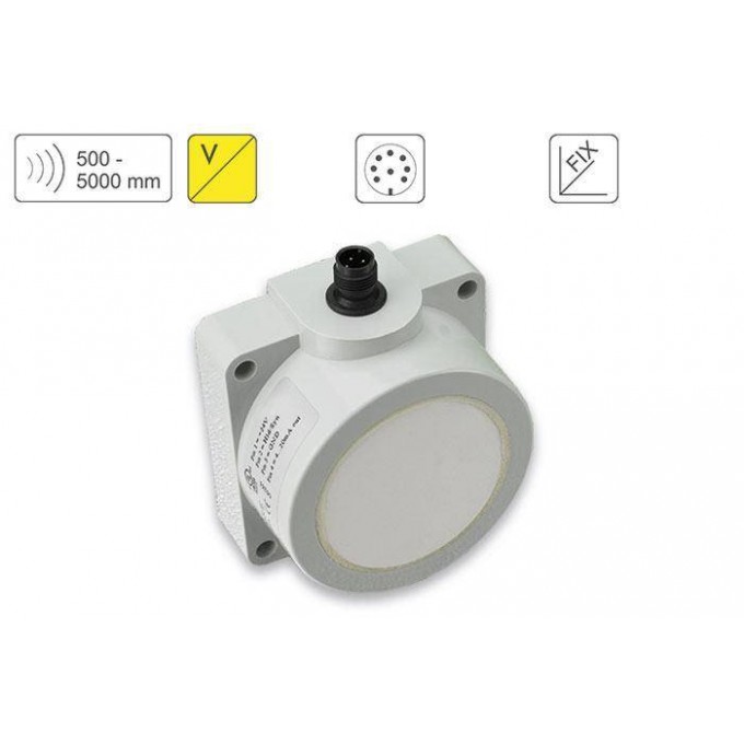 PIL P47-500-Q50-U-CM12 Ультразвуковой датчик расстояния до 5000 mm Расстояние восприятия PIL SENSOREN 18791