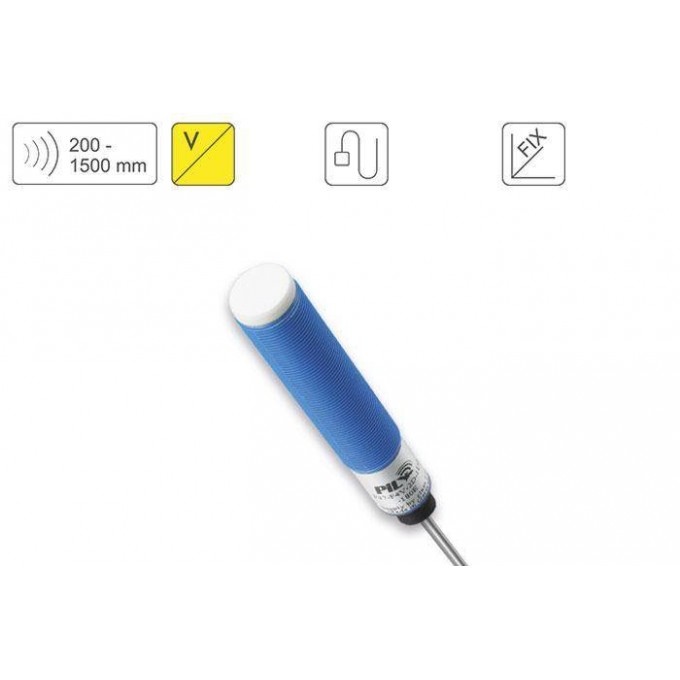 PIL P47-150-M18-U-2m Ультразвуковой датчик расстояния до 1500 mm Расстояние восприятия PIL SENSOREN 18800