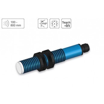 PIL P49-80-M18-PNO-CM12 OEM Ультразвуковой датчик расстояния до 800 mm Расстояние восприятия PIL SENSOREN 18817