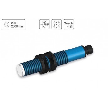 PIL P49-200-M18-PNO-CM12 OEM Ультразвуковой датчик расстояния до 2000 mm Расстояние восприятия PIL SENSOREN 18825