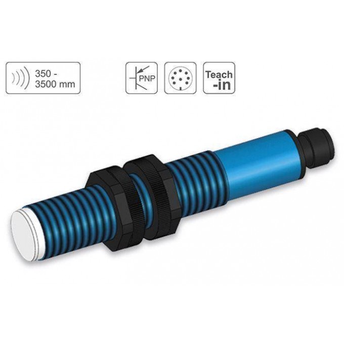 PIL P49-350-M30-PNO-CM12 OEM Ультразвуковой датчик расстояния до 3500 mm Расстояние восприятия PIL SENSOREN 18830