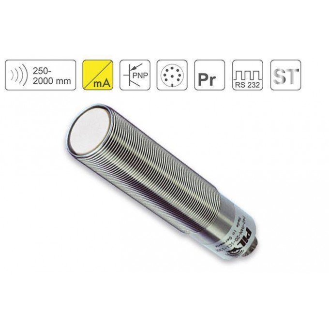 PIL P42-200-M30-ST-I2P-R232-C723 Ультразвуковой датчик расстояния до 2000 mm Расстояние восприятия PIL SENSOREN 414886