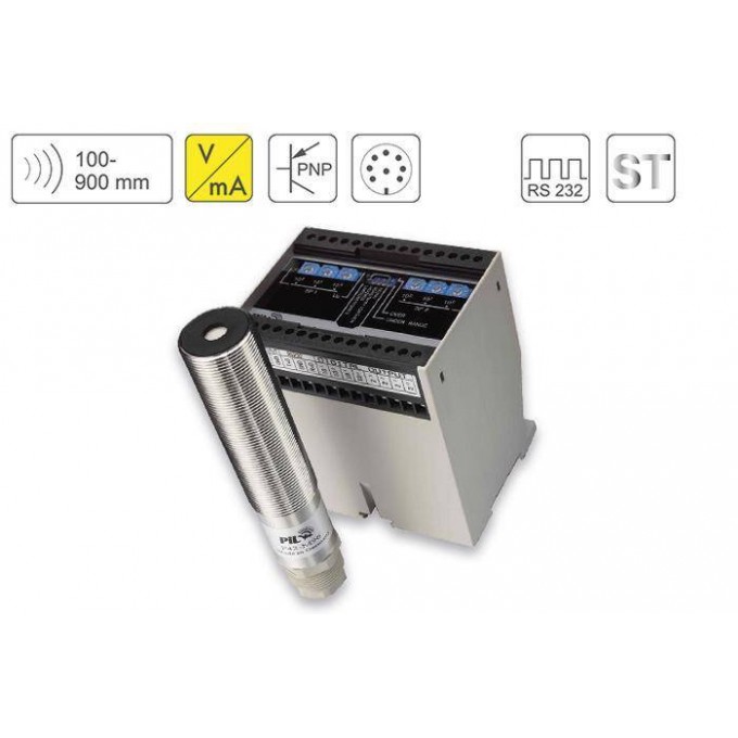 PIL P42-90-Set/M30-UI2P-RS232 SET: Сенсорная головка и измерительная электроника PIL SENSOREN 414895